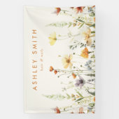 ワイルドフラワー素朴グランドオープニングバナー 横断幕 (縦)