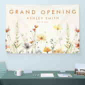 ワイルドフラワー素朴グランドオープン 横断幕 (トレードショー)