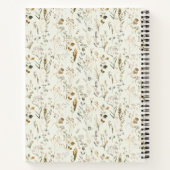 ワイルドフラワー素朴コテージコアレシピ ノートブック (裏面)