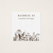 ワイルドフラワー素朴ズイヤリングディスプレイカード (正面)