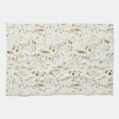 ワイルドフラワー素朴ズコテージコア キッチンタオル (横)