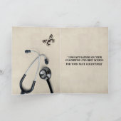 ワイルドフラワー素朴ズナース卒業 カード (内部)