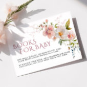 ワイルドフラワー素朴ズブックリクエストカード エンクロージャーカード