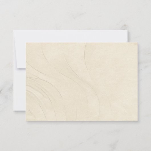 ワイルドフラワー素朴ズ正教会のキリスト教葬儀よりも サンキューカード (裏面)