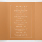 ワイルドフラワー素朴パンフレット 三つ折りプログラム (内部中)