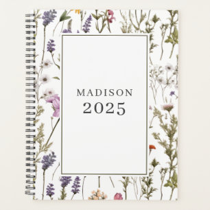 ワイルドフラワー素朴フローラ植物学2025 プランナー手帳