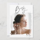 ワイルドフラワー素朴ブライダルバッシュ 招待状 (裏面)