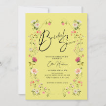 ワイルドフラワー素朴ブライダルバッシュ