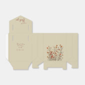 ワイルドフラワー結婚に感謝 フェイバーボックス (折り畳みなし)