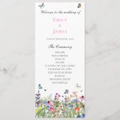 ワイルドフラワー結婚のフラットプログラム プログラム (正面)