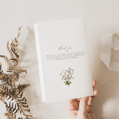 ワイルドフラワー結婚の冊子プログラムフローラ折り畳み プログラム