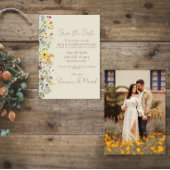 ワイルドフラワー結婚の写真 セーブザデート