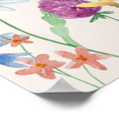 ワイルドフラワー結婚の国のフローラの日の秩序 ポスター (角)