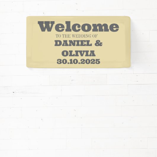 ワイルドフラワー結婚の国の素朴シーティングチャート 横断幕 (インサイチュ)