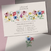 ワイルドフラワー結婚の国フローラリハーサルディナー 招待状