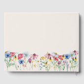 ワイルドフラワー結婚の国フローラ署名 ゲストブック (裏面)