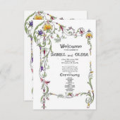 ワイルドフラワー結婚の国素朴計画 (正面/裏面)