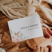 ワイルドフラワー結婚の封筒アドレステンプレート