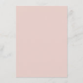 ワイルドフラワー結婚の座席表カード メニュー (裏面)