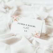 ワイルドフラワー結婚の座席表テンプレート エンクロージャーカード