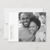 ワイルドフラワー結婚の水彩ありがとうございまID954 サンキューカード (正面)