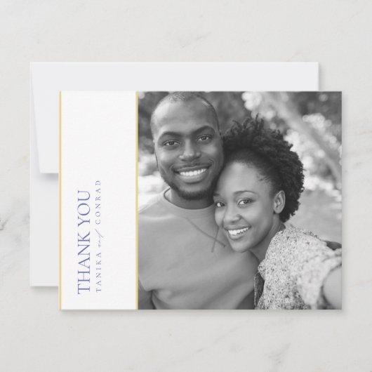 ワイルドフラワー結婚の水彩ありがとうご苦労ID954 サンキューカード (正面)