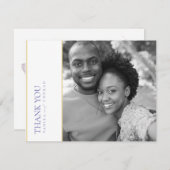 ワイルドフラワー結婚の水彩ありがとうご苦労ID954 サンキューカード (正面/裏面)