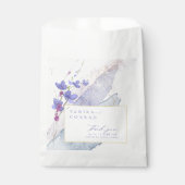 ワイルドフラワー結婚の水彩ありがとうご苦労ID954 フェイバーバッグ (正面)