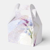 ワイルドフラワー結婚の水彩ありがとうご苦労ID954 フェイバーボックス (裏面サイド)