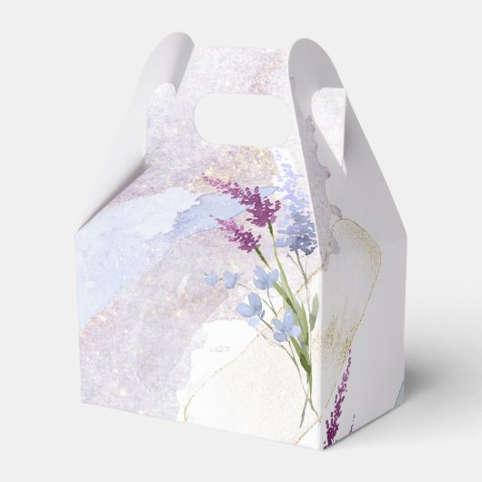 ワイルドフラワー結婚の水彩ありがとうご苦労ID954 フェイバーボックス (裏面サイド)