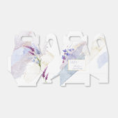 ワイルドフラワー結婚の水彩ありがとうご苦労ID954 フェイバーボックス (折り畳みなし)