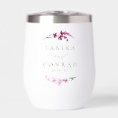 ワイルドフラワー結婚の水彩名明るい赤紫色ID954 (正面)