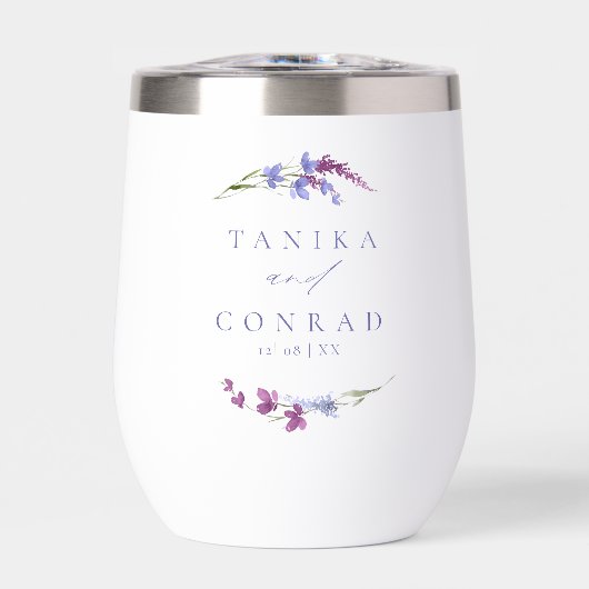 ワイルドフラワー結婚の水彩名Peri ID954 (正面)