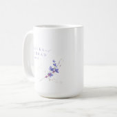 ワイルドフラワー結婚の水彩名Peri ID954 コーヒーマグカップ (正面左)