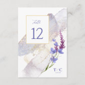 ワイルドフラワー結婚の水彩図番号Peri ID954 招待状 (正面)