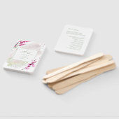 ワイルドフラワー結婚の水彩式フシアID954 ハンドファン (組立なし)