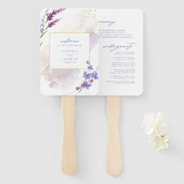 ワイルドフラワー結婚の水彩式Peri ID954 ハンドファン