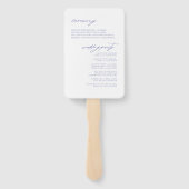 ワイルドフラワー結婚の水彩式Peri ID954 ハンドファン (裏面)