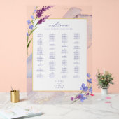 ワイルドフラワー結婚の水彩歓迎Peri ID954 アクリルサイン (ウェディング)