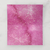 ワイルドフラワー結婚の水彩表2明るい赤紫色ID954 プレイスカード (内部開封)