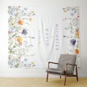 ワイルドフラワー結婚の背景 タペストリー (インサイチュ(横))