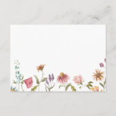 ワイルドフラワー結婚の詳細エンクロージャカード エンクロージャーカード (裏面)