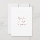 ワイルドフラワー結婚はギフト金融 (裏面)