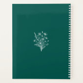 ワイルドフラワー結婚エレガンスプランナー プランナー手帳 (裏面)