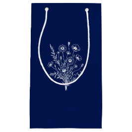 ワイルドフラワー結婚エレガンス スモールペーパーバッグ