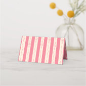 ワイルドフラワー結婚シードパケットのテーブル番号名 プレイスカード (裏面)