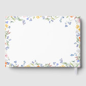 ワイルドフラワー結婚ズゲストブック ゲストブック (裏面)