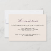 ワイルドフラワー結婚ズフローラのエンクロージャカード 出欠カード (正面)