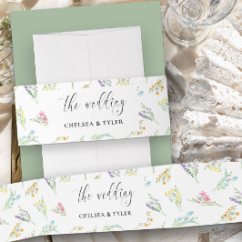 ワイルドフラワー結婚ズメドウフラワー招待状インビタ 招待状ベリーバンド