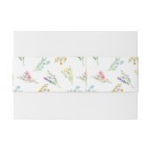 ワイルドフラワー結婚ズメドウフラワー招待状 招待状ベリーバンド (裏面例)